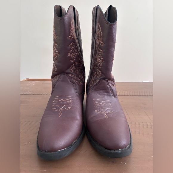 Deer Stags Youth Western Cowboy Boots - Size 3 - Picture 3 of 10